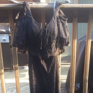 Studio 17 Black Two Piece Prom Dress